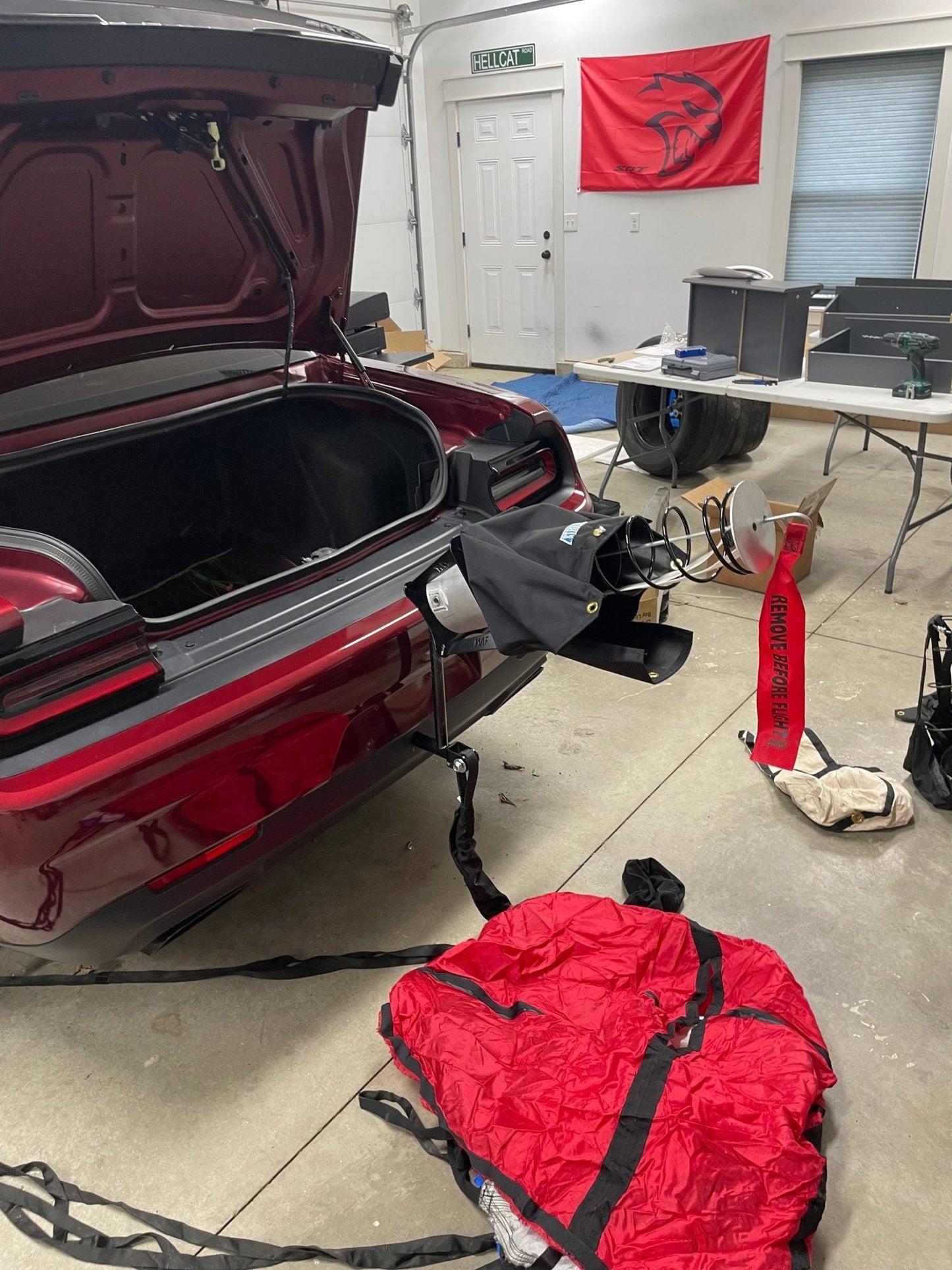Challenger Parachute mount 15-24 Moored Performance